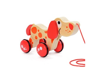 Autre jeux éducatifs et électroniques AUCUNE Jouets à tirer en bois pour voiture pour chien de 1 an pour jouets pour tout-petits rouge