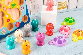 Autre jeux éducatifs et électroniques AUCUNE Sortingtoys for toddlers matching game color sorting preschool fishing toys
