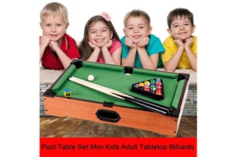 Jouets éducatifs Generic Table de billard ensemble mini enfants adultes billard de table famille maison école jouet intérieur @suoupasora7701