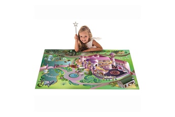 Tapis enfant House Of Kids Tapis enfant 100x150 cm rectangulaire princess multicolore chambre adapté au chauffage par le sol