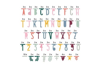 Tout pour la fête A Little Lovely Company Bannière personnalisable - 147 lettres multicolores