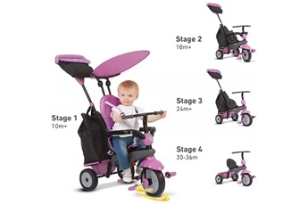 Draisienne Smartrike Tricycle glow shine rose