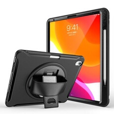 GENERIQUE - Coque de protection pour Apple iPad Pro 12.9 pouces (2018) - Béquille 360° - Noir