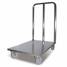 Chariot de Transport à Charges Lourdes 350 Kg - - Inox