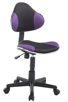 tabouret bas clp trading clp chaise de bureau bastian en maille , violet