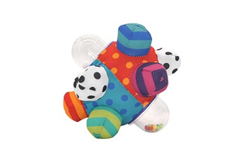 Jouets éducatifs GENERIQUE Baby hand holding rattle ball tactile sense stereo cloth ball toy best gift feat couleur