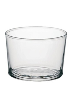 accessoire autour du vin bormioli verre gobelet pour restaurant 225 ml - bodega - x 36 - - verre trempé x60mm