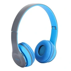 Casque audio YONIS Casque Audio Sans Fil Bluetooth HiFi Réduction De Bruit Son Immersif Noir Bleu