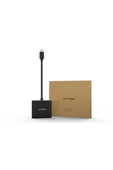 Adaptateur XP-PEN ACW01 USB-C vers USB 3.0, HDMI 4K, PD, pour Connection Tablette Graphique avec Ecran, Télévision, Chargement Smartphone