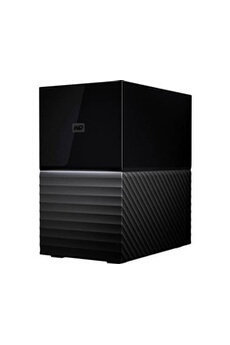 Disque dur interne Western Digital WD My Book Duo WDBFBE0240JBK - Baie de disques - 24 To - 2 Baies - HDD 12 To x 2 - USB 3.1 Gen 1 (externe)