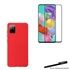 Pack Étui de Protection Rouge + Film de Protection en Verre Flexible Pack Étui de Protection Rouge + Film de Protection en Verre Flexible