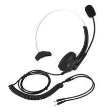 Casque audio GENERIQUE Casque de Téléphone de Centre d'Appel à Réduction de Bruit - Prise de 3,5 Mm