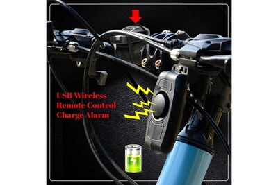 véhicule vélo pour Moto Scooter Alerte Anti-vol de Vibration de Charge USB Porte et fenêtre T osuny Alarme de sécurité à télécommande sans Fil 100dB 