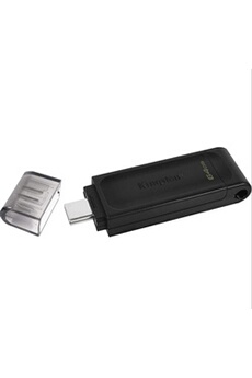 Clé USB Kingston clé USB 64Go DataTraveler 70 DT70/64GB Clés USB-C Noir