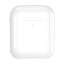 Casque Airpods avec lumière LED Bluetooth, sans fil-blanc