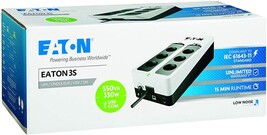 Onduleur Off-Line UPS Eaton 3S gén2 - 330 W / 550 VA - 6 prises FR USB (3S550F Onduleur Off-Line UPS Eaton 3S gén2 - 330 W / 550 VA - 6 prises FR USB (3S550F