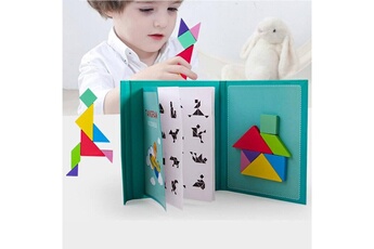 Puzzles Shop Story Shop-story - tangram : puzzle magnétique éducatif en bois