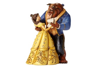 Figurine pour enfant Enesco Disney traditions 4049619 figurine belle et la bête dansant / figurine 25e anniversaire multicolore 23 cm