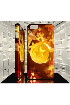 Coque et étui téléphone mobile DESIGN BOX Coque compatible pour iphone SE 2020 Super Mario Etoile Star 06