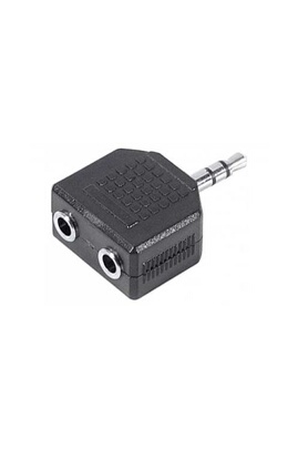 Adaptateur et convertisseur Ineck ® Doubleur Jack 3.5mm Adaptateur Audio 2  Fiche Femelle vers 1 Fiche jack Mâle Stereo Connecteur