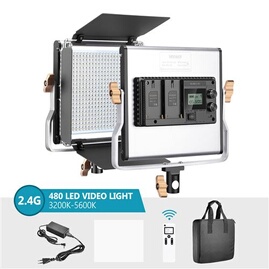 Accessoires photo Neewer 480 LED Panneau 2,4G - Lumière Vidéo Torche Bi Accessoires photo Neewer 480 LED Panneau 2,4G - Lumière Vidéo Torche Bi