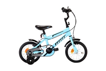 Vélo enfant Hitech Vélo pour enfants 12'' noir et bleu