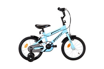 Vélo enfant Hitech Vélo pour enfants 14'' noir et bleu