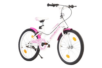 Vélo enfant Hitech Vélo pour enfants 20'' rose et blanc