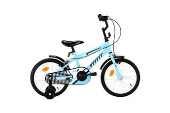 Vélo enfant Hitech Vélo pour enfants 16'' noir et bleu
