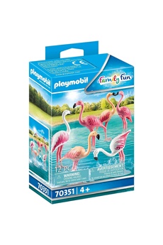 Playmobil PLAYMOBIL Playmobil 70351 - family fun - groupe de flamants roses