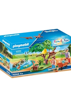 Playmobil PLAYMOBIL Playmobil 70344 - family fun - panda roux avec enfants