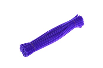 Jouets éducatifs GENERIQUE 100pcs 30cm diy pipe cleaners for children for valentine diy art violet
