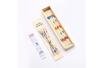 Autre jeux éducatifs et électroniques Generic Bébé éducatif traditionnel en bois mikado spiel ramasser des bâtons avec le jeu de boîte toy6918