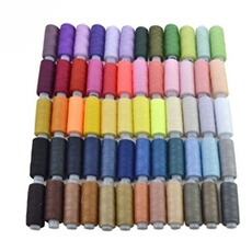 Fils A Coudre 60 Couleurs Polyester 250 Verges Par Bobines-Multicolore