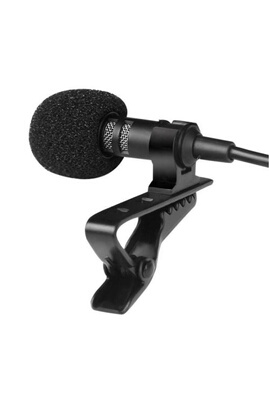 Microphone GENERIQUE Microphone Mini-clip Cravate Revers Condensateur Pour  iphone