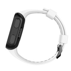 Generique Blanc Bracelet De Montre Compatible Avec Garmin Forerunner 35, Silicone