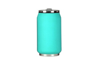 Gourde et poche à eau Yoko Design Canette isotherme turquoise 280 ml