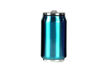 Gourde et poche à eau Yoko Design Canette isotherme bleue 280 ml