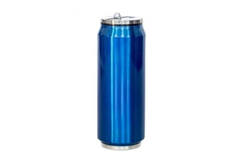 Gourde et poche à eau Yoko Design Canette isotherme bleue 500 ml