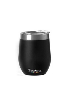 tasse et mugs little marcel mug isotherme 230 ml mpa10 mug inox double paroi sans bpa bisphénol a ou agent toxique noir