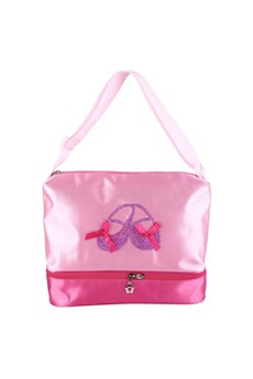 accessoires cartable et sac à dos generique sac de danse pour enfants sac à main messenger à une épaule - rose