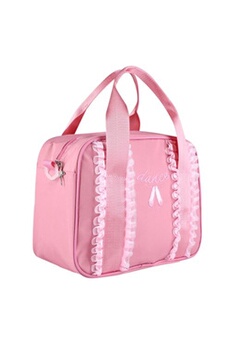 accessoires cartable et sac à dos generique sac de danse pour enfants sac à main messenger à une épaule - rose