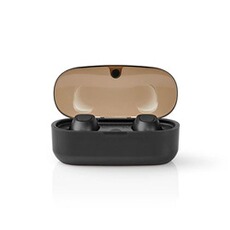 Ecouteurs Komelec Micro KOMELEC FRANCE Ecouteurs sans fil bluetooth sans fil avec micro et étui de chargement - noir