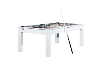 Table De Billard Convertible Hetre Tapis Bleu Tables Bureaux