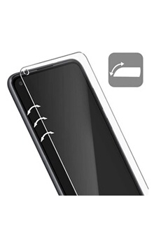 Protection d'écran pour smartphone GENERIQUE Film Verre Trempe pour SAMSUNG Galaxy A50 Incurve Ecran Incassable 9H+ Protection 0,33mm Transparent 2,5D