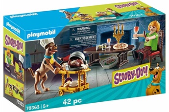 Figurine pour enfant PLAYMOBIL Playmobil - scooby-doo! - salle de diner avec sammy