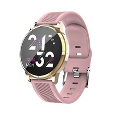 Montre connectée Non renseigné MK07 Montre connectée,Compatible Monitor ,Étanche ,Gel de silice - rose