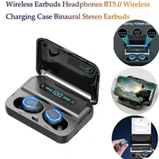 Ecouteurs GENERIQUE Casque Bluetooth F9-B5 sans fil Intra-Auriculaires noir