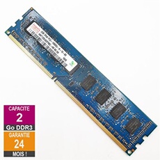 Barrette Mémoire 2Go RAM DDR3 HMT125U6DFR8C-H9 DIMM PC3-10600U 2Rx8