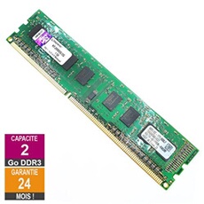 Barrette Mémoire 2Go RAM DDR3 KFJ9900S/2G DIMM PC3-10600U 1Rx8